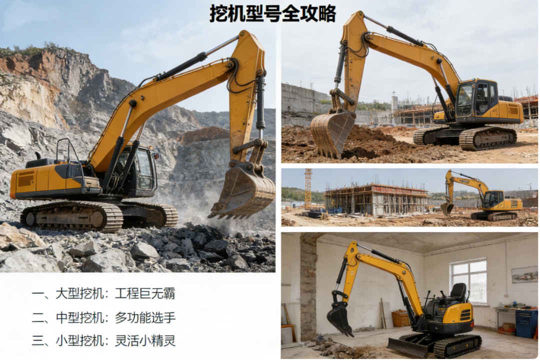 挖机型号全攻略