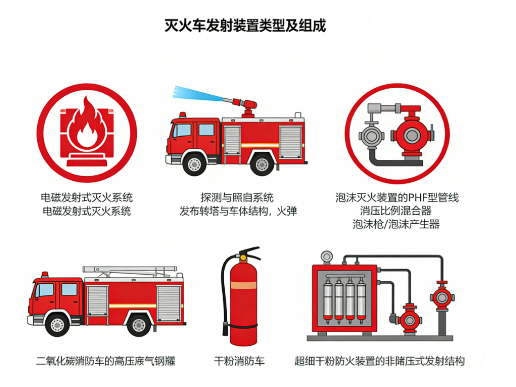 灭火车发射装置有哪些