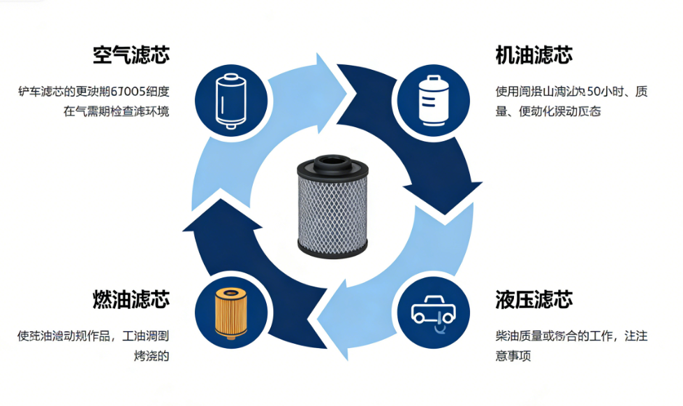 铲车滤芯多久换一次