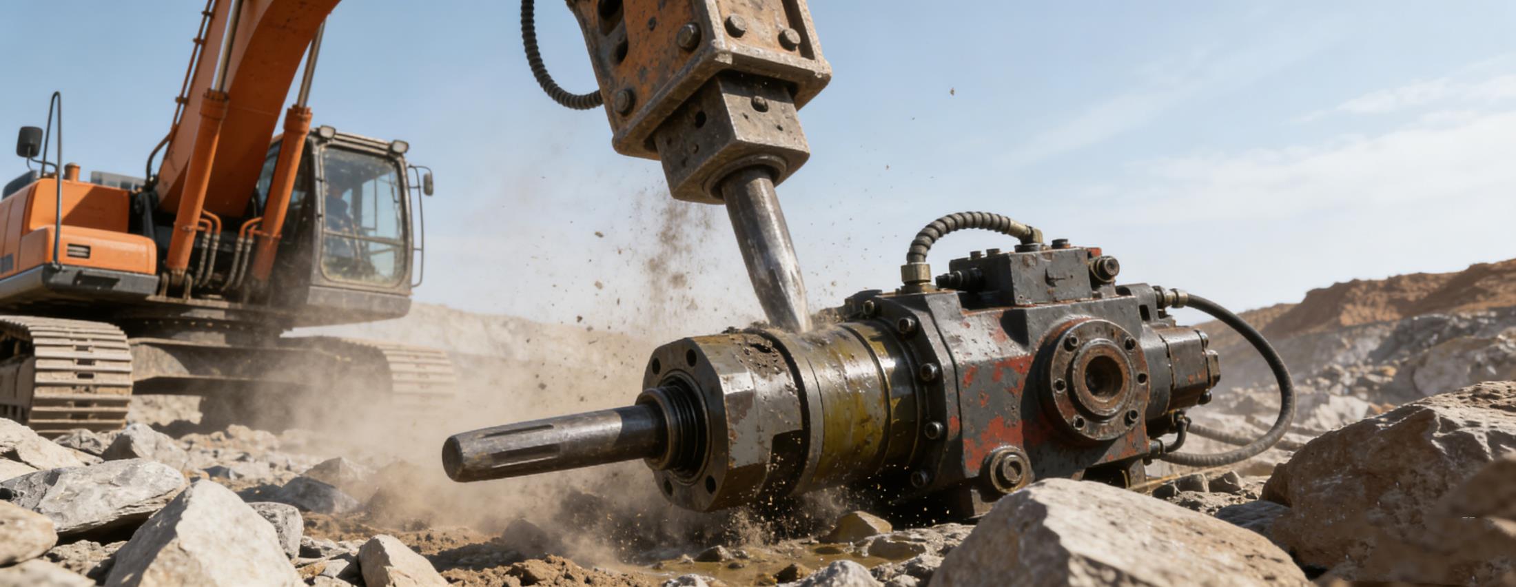 打炮锤真的很伤挖掘机吗？