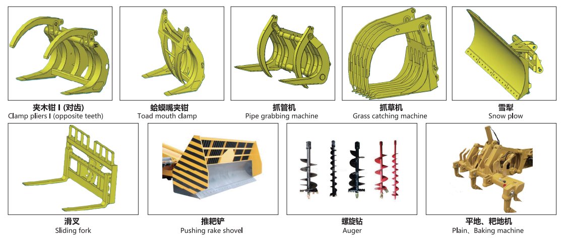 装载机属具有哪些